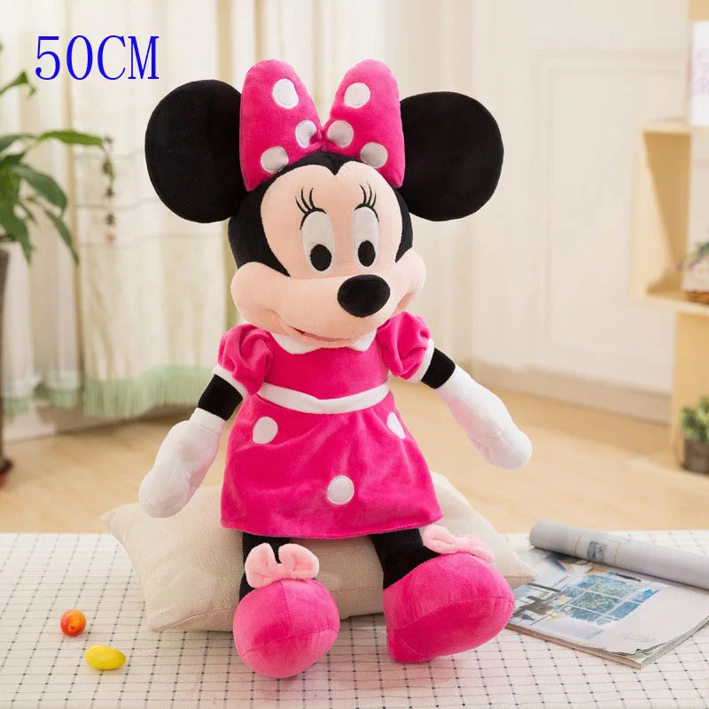 Disney Mickey Mouse Minnie Plush Dolls Stuffed Toys Birthday Christmas Gift for Kids Mickey Minnie Presents