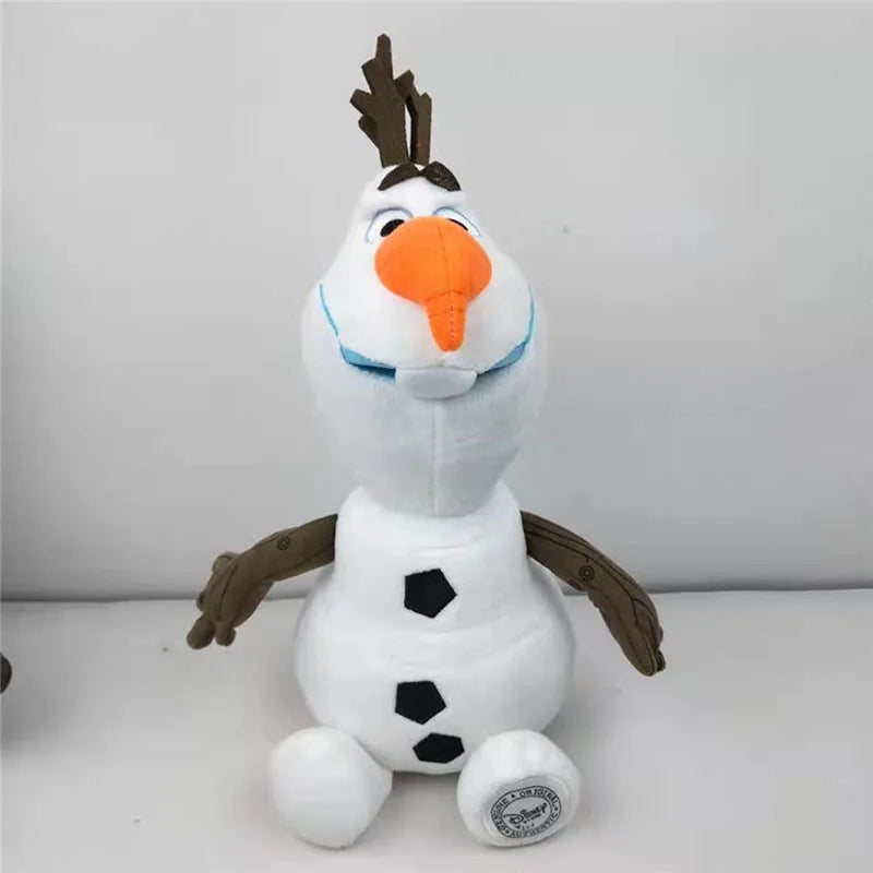 40CM-50CM Frozen Elsa Anna Princess Stuffed Plush Dolls Olaf Snow man Snowman Deer Ice Toys For Girls Kids Baby Christmas Gifts