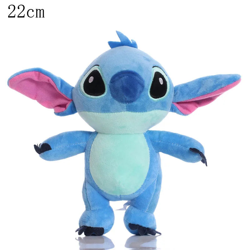 Disney Lilo & Stitch Pink Blue Stuffed Plush Dolls Toy Stitch Pendant Toys Models Cute Kids Xmas Halloween Gifts 12/22/35cm