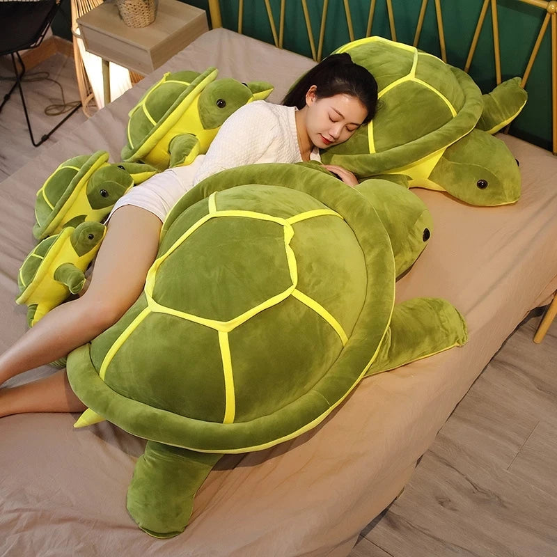 35cm Lovely Tortoise Plush Toy Kawaii Animal Dolls Stuffed Soft Animal Sea Turtle Pillow Birthday Gifts for Children Girl