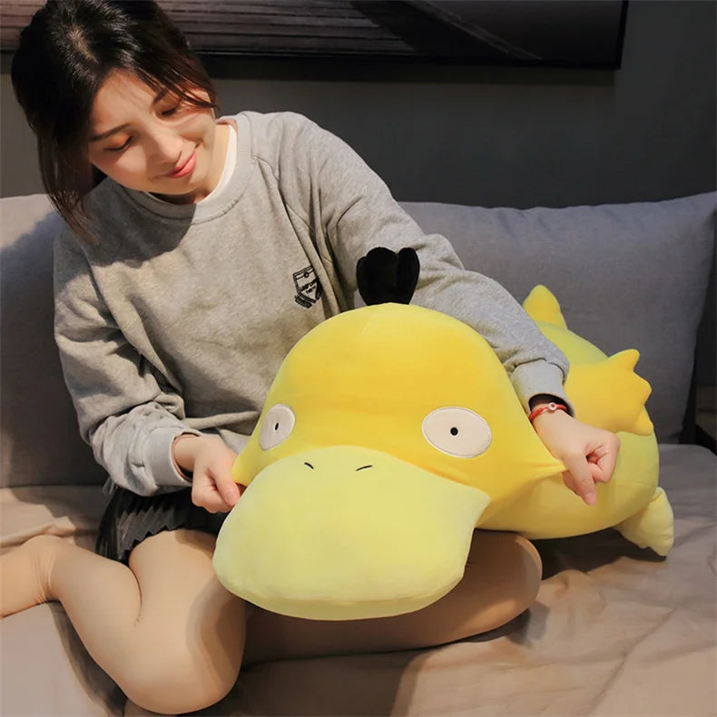 Kawaii Psyduck daze Yellow duck plush Big Size soft pillow Home sofa doll toys for Children girlfriend gift