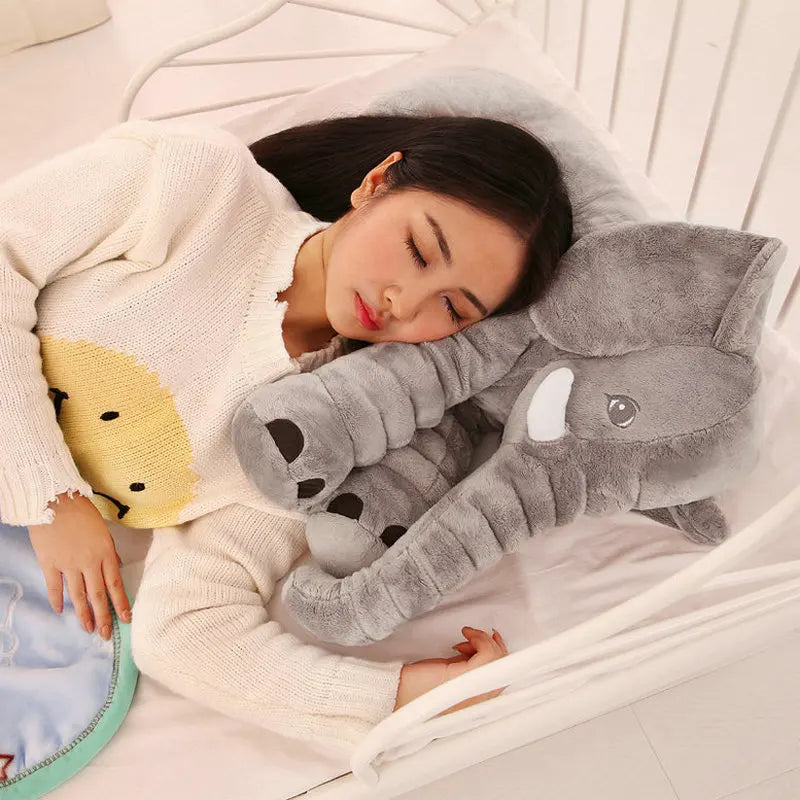 40/60cm Cartoon Plush Elephant Pillow for Kids