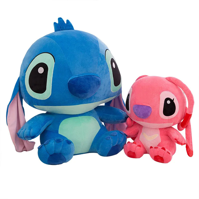 35/45/60cm Big Size Disney Giant Cartoon Stitch Plush Dolls Lilo & Stitch Stich Plush Toy Doll Children Stuffed Toy Birthday Gif