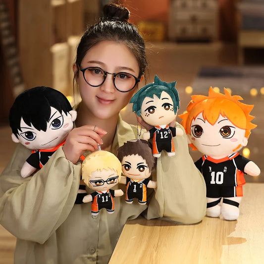 20/30CM Haikyuu Plush Toys Anime Volleyball Soft Stuffed Doll Haikyuu Hinata Shoyo Kageyama Tobio Figure Pillow  Gifts