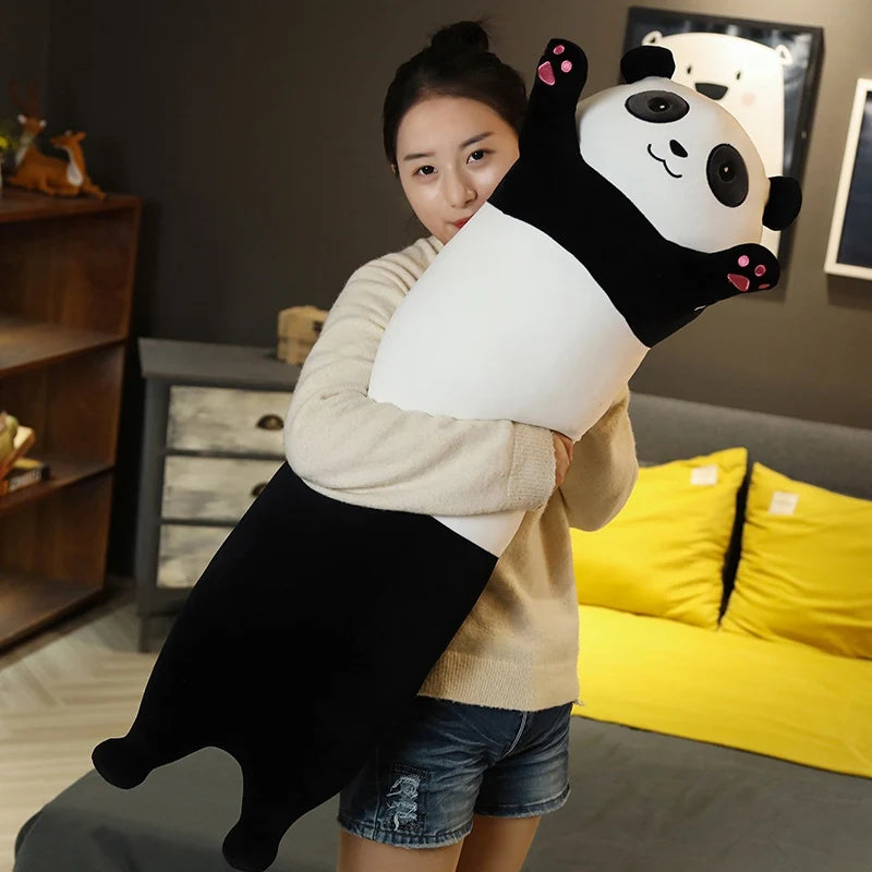 Plush Animals Koala Cat Rabbit Panda Lovely Long Soft Gift Creative Office Lunch Break Nap Sleeping Pillow Cushion Stuffed Toys