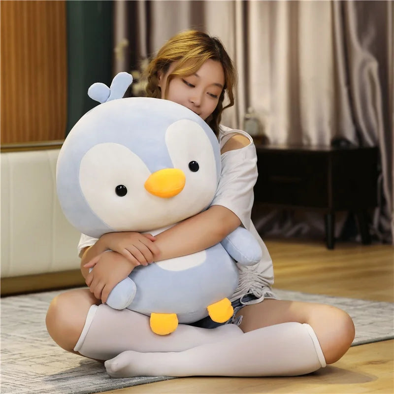 35cm-55cm New Super Soft Penguin Plush Toy Cute Cartoon Animal Penguin Stuffed Doll Girls Valentine's Gifts Sofa Pillows