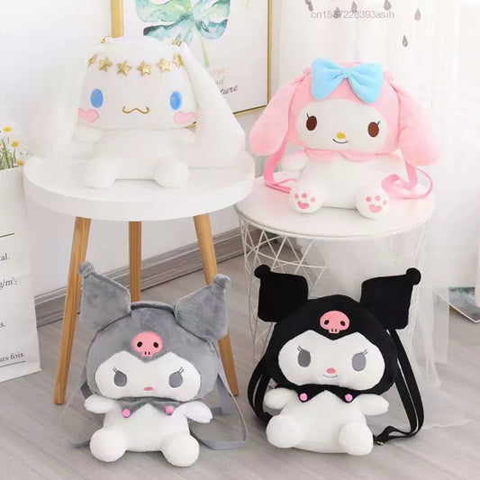 Sanrio Cinnamoroll Kuromi My Melody Plush Backpack - Plushy Mart