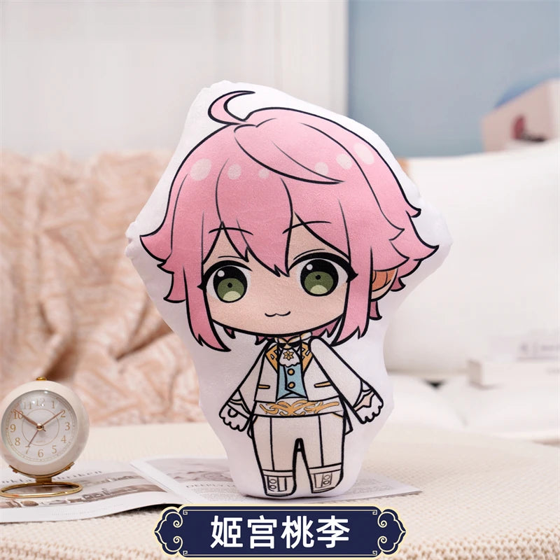 45cm Ensemble Stars Plush Toy Cartoons Anime Knights UNDEAD Tsukinaga Leo Sena Izumi  Throw Pillow Cosplay Props Sofa Cushion