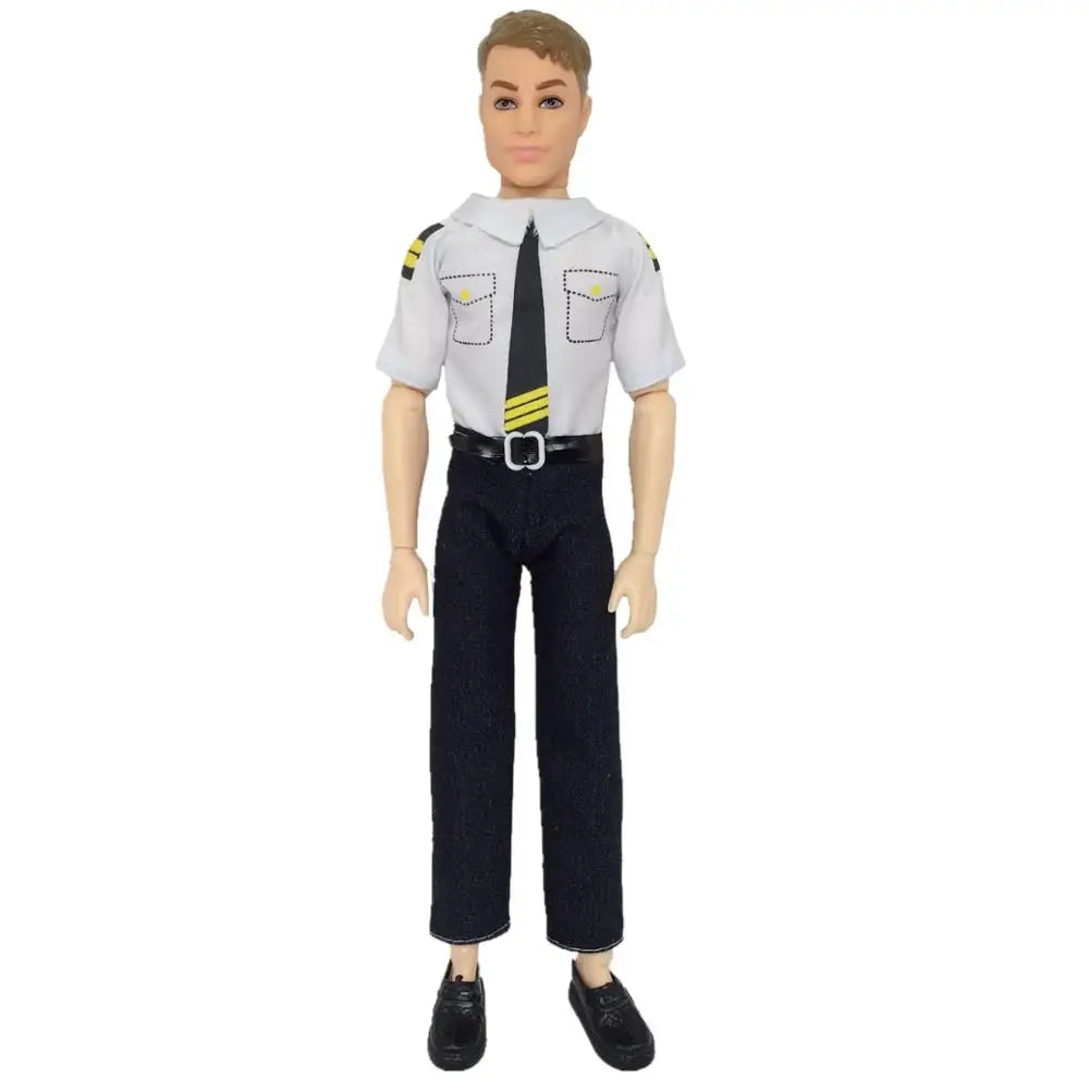 1 Set ken Doll Clothes Royal Dress Man Male Doll Boyfriend Ken Clothes  Doll Accessories Daily Wear Casual Suit For 30cm Doll