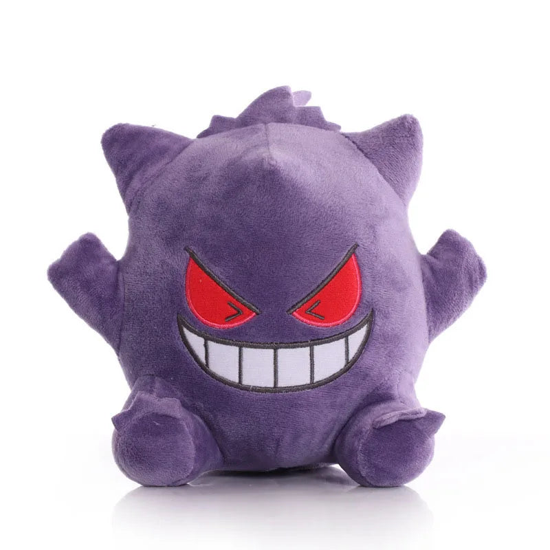 Pokemon Kawaii Gengar Stuffed Toys Cartoon&Cute Plush Dolls Throw Pillow Birthday Gift For Kids Friends Boys Home Decoration