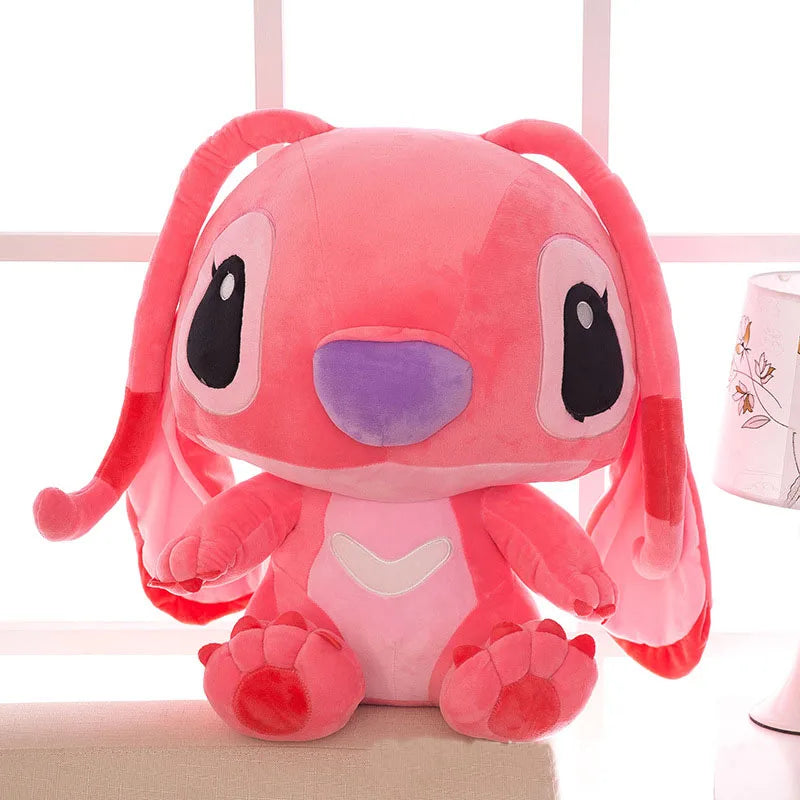 Kawaii Stitch Long Ears Plush Toys Disney Cute Dolls Soft Pillows for Baby Kids Dear Person Gift Cartoon Lilo Stitch Doll Toys