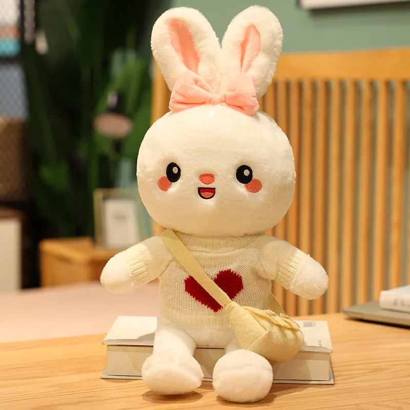 45cm Cartoon Cute Rabbit Cosplay Dress Up Plush Toys Stuffed Lovely Animals Doll Soft Baby Pillow for Kids Girls Birthday Gift