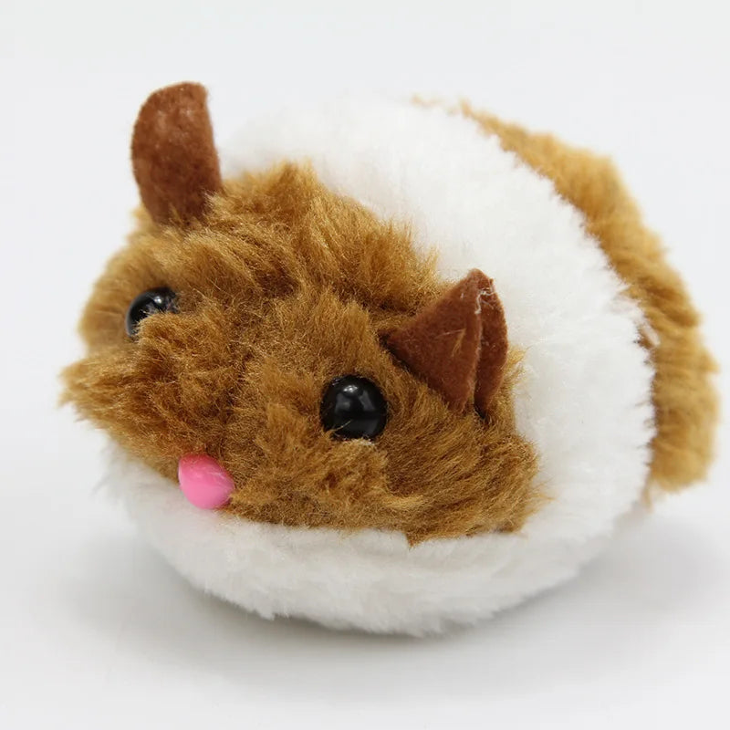 Cute Mouse Cat Toys Cat Supplies Plush Toy Shake Movement Mouse Pet Kitten Funny Plush Little Mouse Interactive Cat Toys