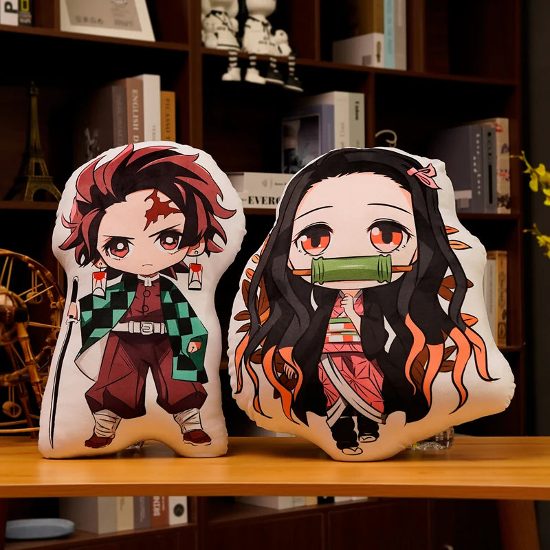 45cm Soft Plush Pillow Doll Tanjirou Kamado Nezuko Kimetsu No Yaiba Kamado Agatsuma Zenitsu Rengoku Kyoujurou Demon Slayer