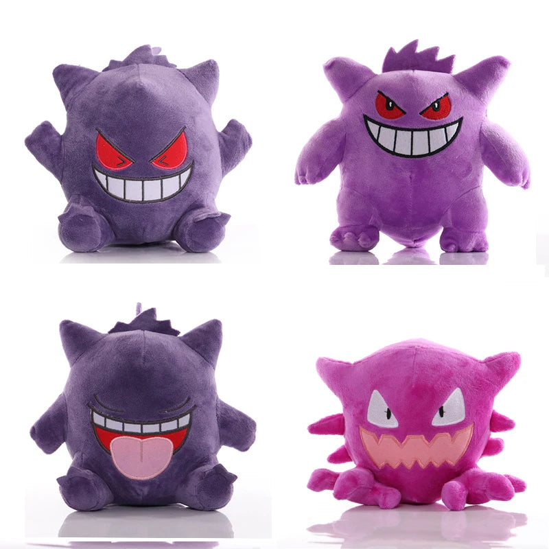 Pokemon Kawaii Gengar Stuffed Toys Cartoon&Cute Plush Dolls Throw Pillow Birthday Gift For Kids Friends Boys Home Decoration