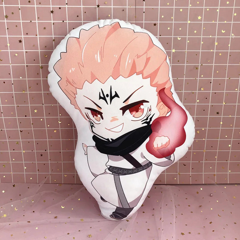 10/40cm Anime Jujutsu Kaisen Plush Pillow Doll Itadori Yuji Gojo Satoru Soft Stuffed Doll  Fushiguro Megumi Plush Doll Cushion