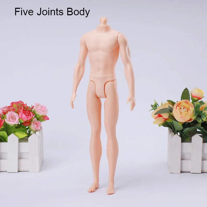 30cm Ken Doll Moveable Jointed Nude Doll Boyfriend Ken Male Man Naked Dolls Accessories