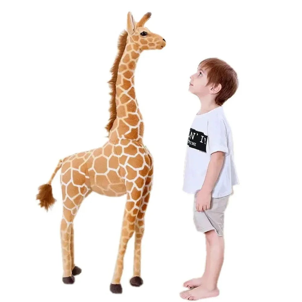 Big Size Plush Giraffe Soft Stuffed Lifelike Animals Giraffes Soft Doll Home Decor Kids Birthday Gift