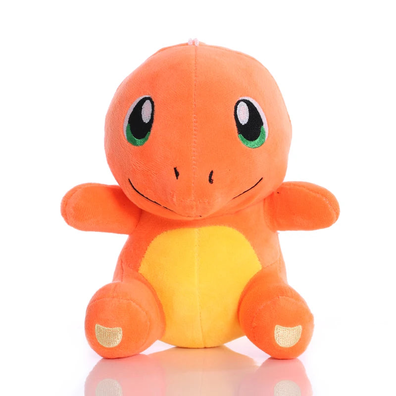 TAKARA TOMY  Anime Pokemoned Eve Pikachsus Piplup Charizard Wartortle Squirrel   Kawaii Plush Toys Dolls Gift For Children