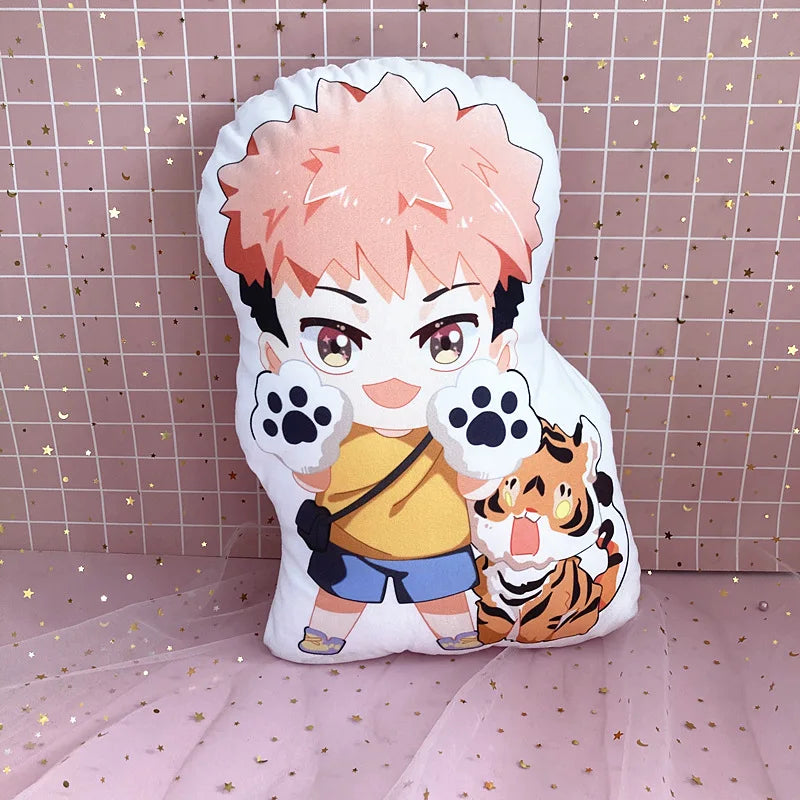 10/40cm Anime Jujutsu Kaisen Plush Pillow Doll Itadori Yuji Gojo Satoru Soft Stuffed Doll  Fushiguro Megumi Plush Doll Cushion