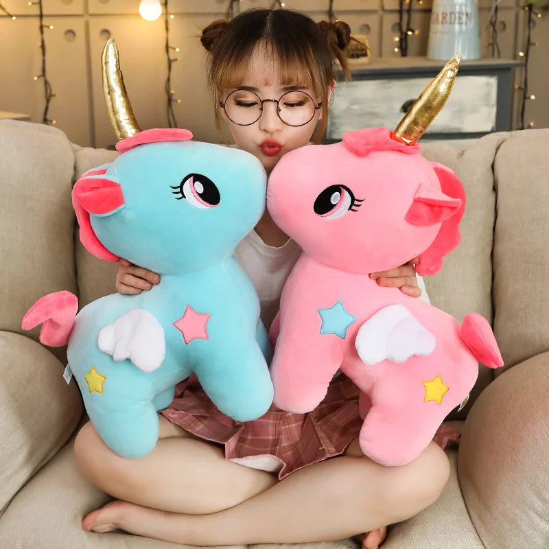 20cm Soft Unicorn Plush Toy Baby Kids Appease Sleeping Pillow Doll Animal Stuffed Plush Toy Birthday Gifts for Girls Children