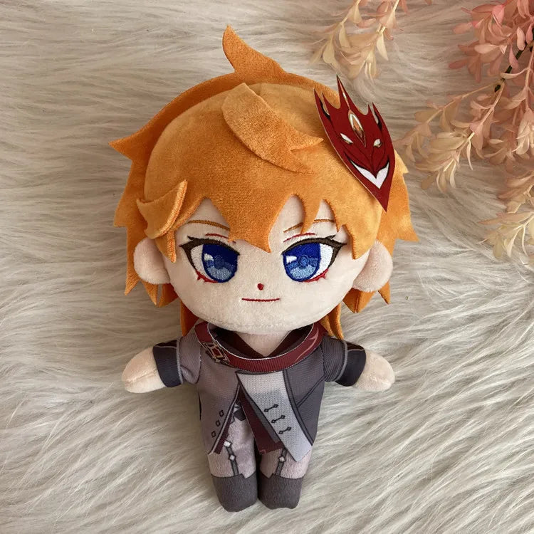 Fast Delivery 20cm Genshin Impact Ayato Sayu Doll Stuffed Anime Plush Toy Kazuha Yae Miko Scaramouche Cosplay Props Plushies