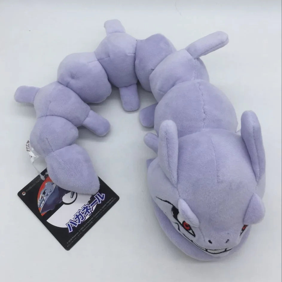 30cm TAKARA TOMY Pokemon Onix Steelix Kawaii Plush Toys Dolls With Tag Bendable Snake Shape Stuffed Toys For Children Gifts