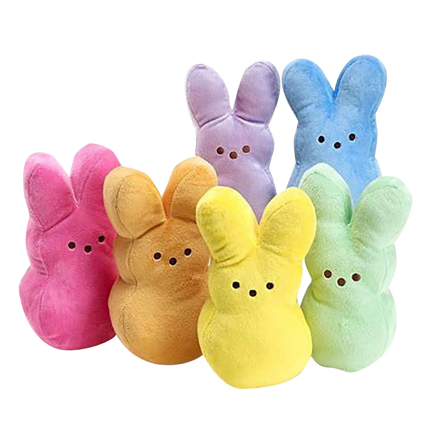 15cm Peep Bunny Plush Toys Stuffed Animal Star Carrot Rabbit Doll Room Desktop Sofa Decor Easter Bunny Soft Pillow Gifts For Kid