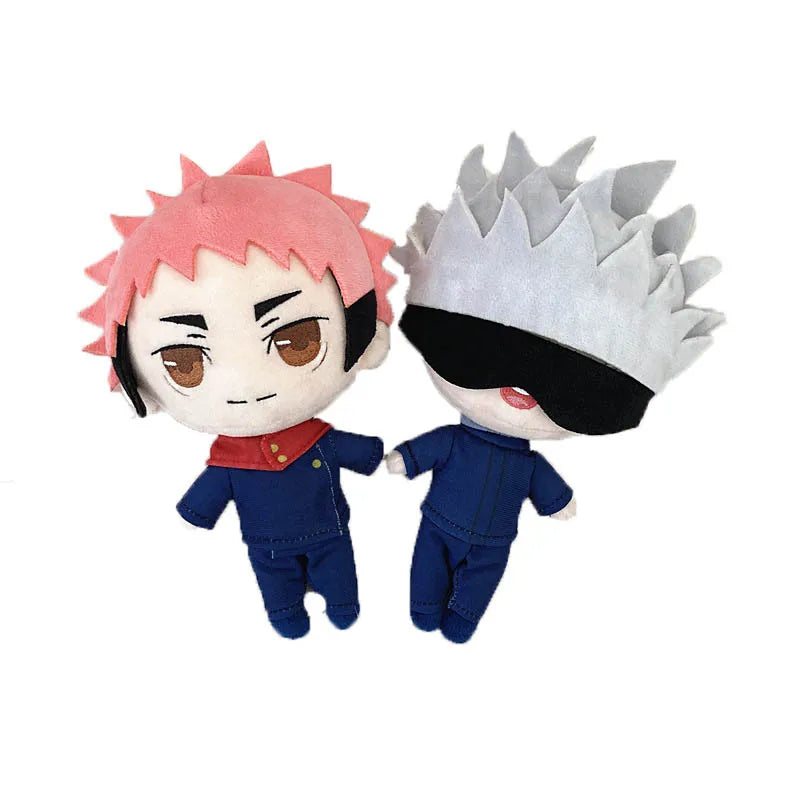 20cm Anime Jujutsu Kaisen Plush Doll Yuji Itadori Fushiguro Megumi Gojo Satoru Cute Soft Stuffed Plush Toys Doll Cosplay Pillow