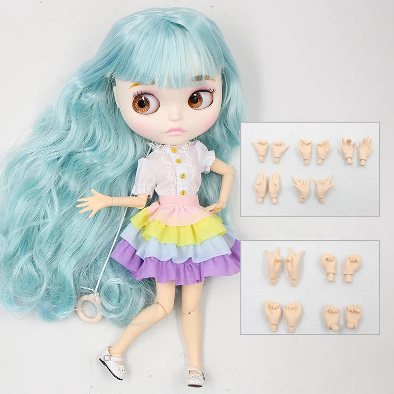 ICY DBS Blyth Doll 1/6 BJD Anime Doll Joint Body White Skin Matte Face Special Combo 30cm TOY