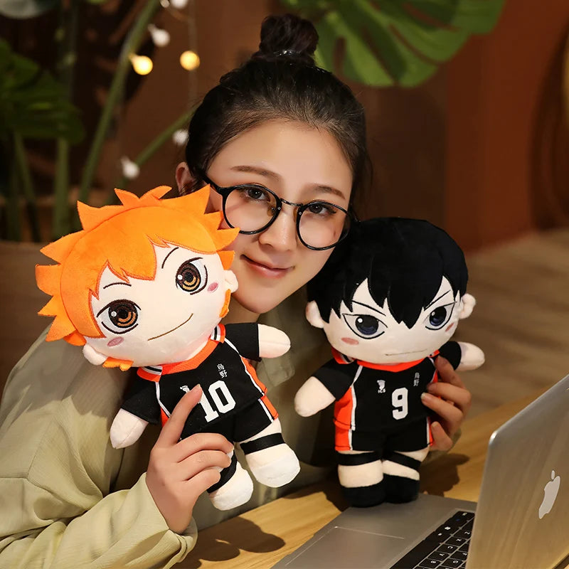 20/30CM Haikyuu Plush Toys Anime Volleyball Soft Stuffed Doll Haikyuu Hinata Shoyo Kageyama Tobio Figure Pillow Kids Boys Gifts