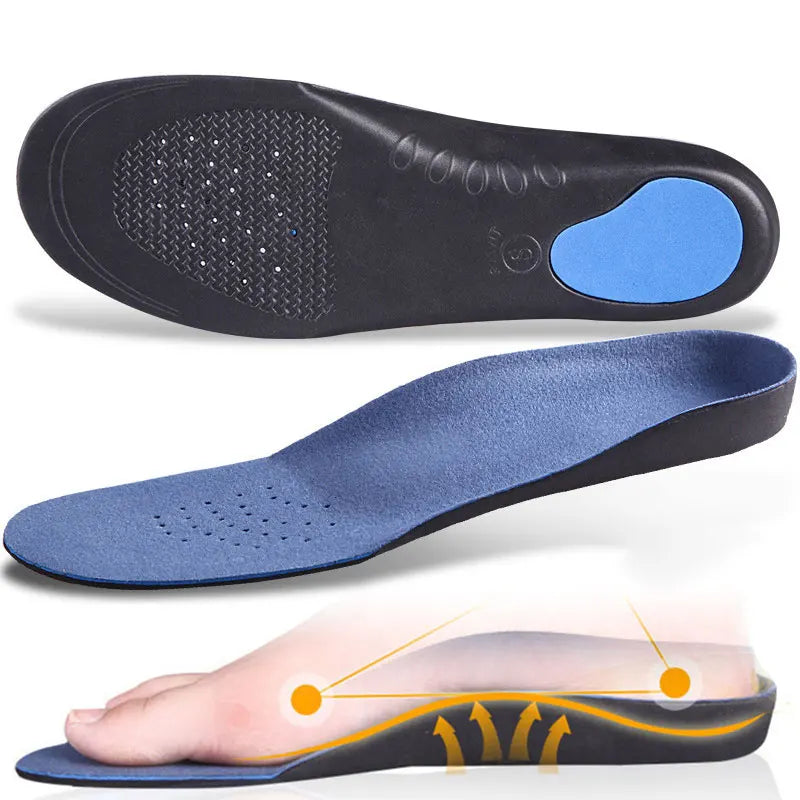 Flat Feet Arch Support Insoles Orthotic Height 3cm High Quality 3D Premium Comfortable Plush Cloth Orthopedic Insoles Foot Pad