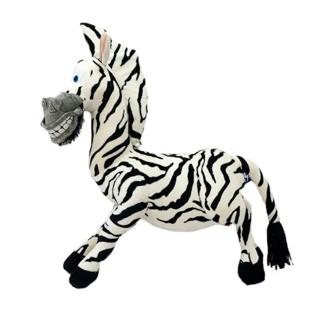 6 Styles CartoonMadagascar Plush Toy Madagascar Cartoon Figure Lion Giraffe Penguin Zebra Hippo Doll fan Cute Gift