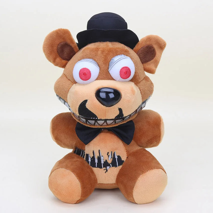 25CM Freddy Plush Foxy Chica Bonnie Springtrap Golden Freddy Fazbear plush soft Stuffed  Dolls kids toy