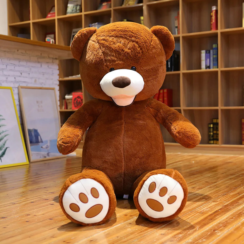 1pc 100cm The Giant Bear Plush Toy Stuffed Animal High Quality kids Toys Birthday Gift Valentine's Day Gifts for women