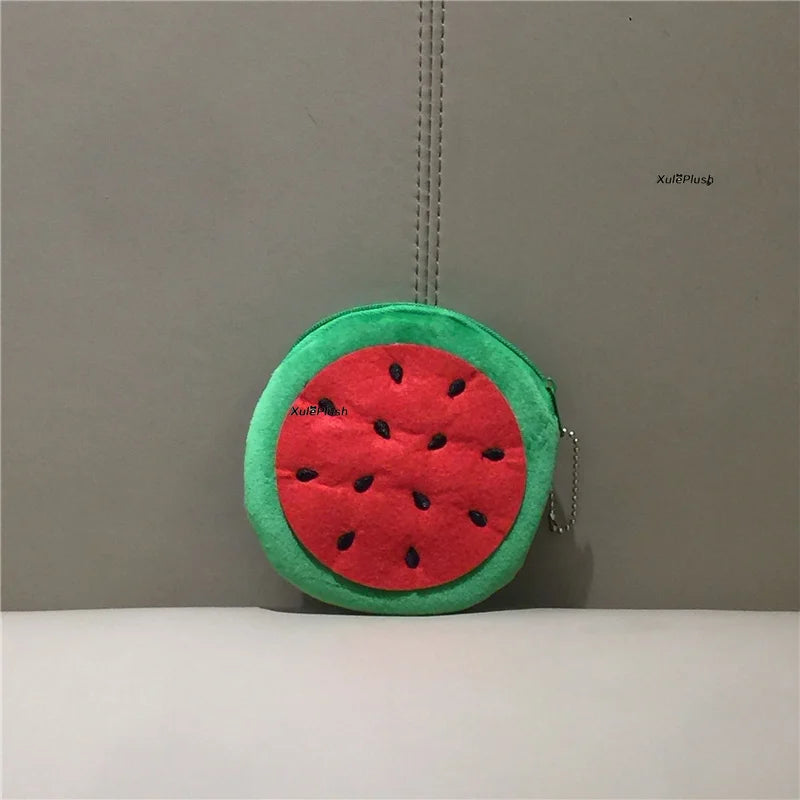 Summer Fruits Keychain Plush Toy Purse