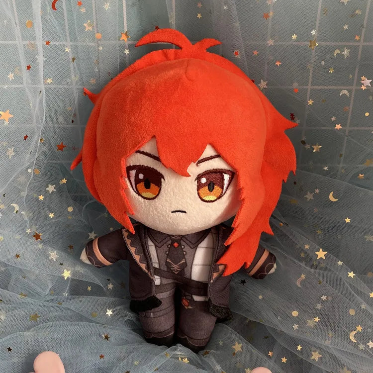 Fast Delivery 20cm Genshin Impact Ayato Sayu Doll Stuffed Anime Plush Toy Kazuha Yae Miko Scaramouche Cosplay Props Plushies