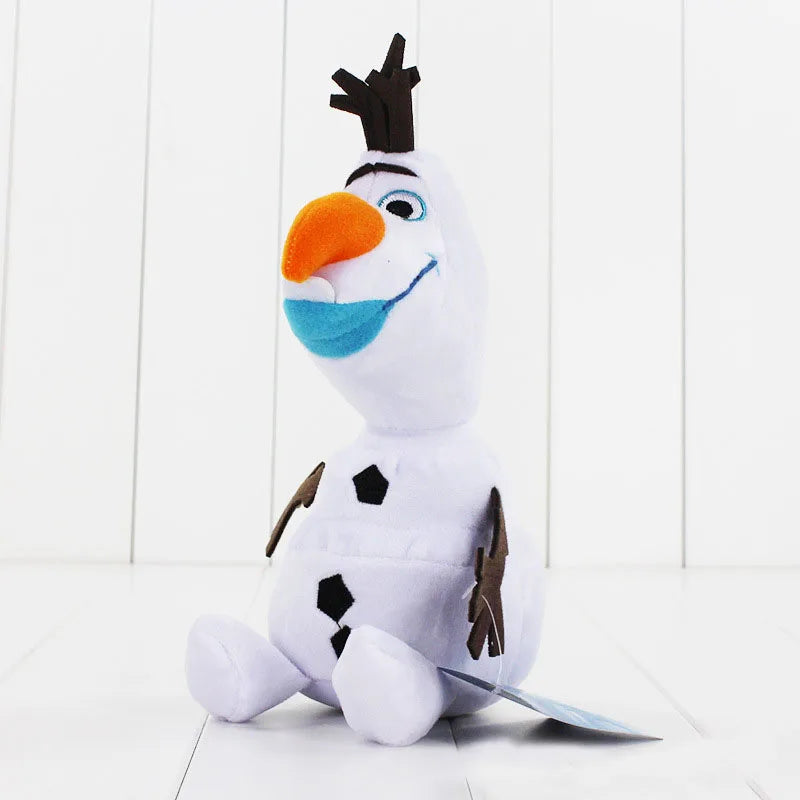 40CM-50CM Frozen Elsa Anna Princess Stuffed Plush Dolls Olaf Snow man Snowman Deer Ice Toys For Girls Kids Baby Christmas Gifts