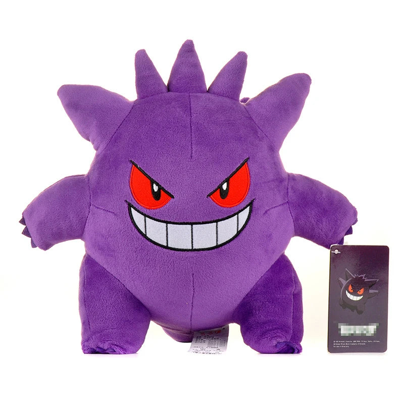 Pokemon Kawaii Gengar Stuffed Toys Cartoon&Cute Plush Dolls Throw Pillow Birthday Gift For Kids Friends Boys Home Decoration