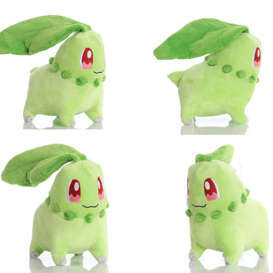 20cm Anime  Chikorita Dolls Stuffed Kawaii Plush Toys  Room Decoration Ornaments Gift for Children Toys