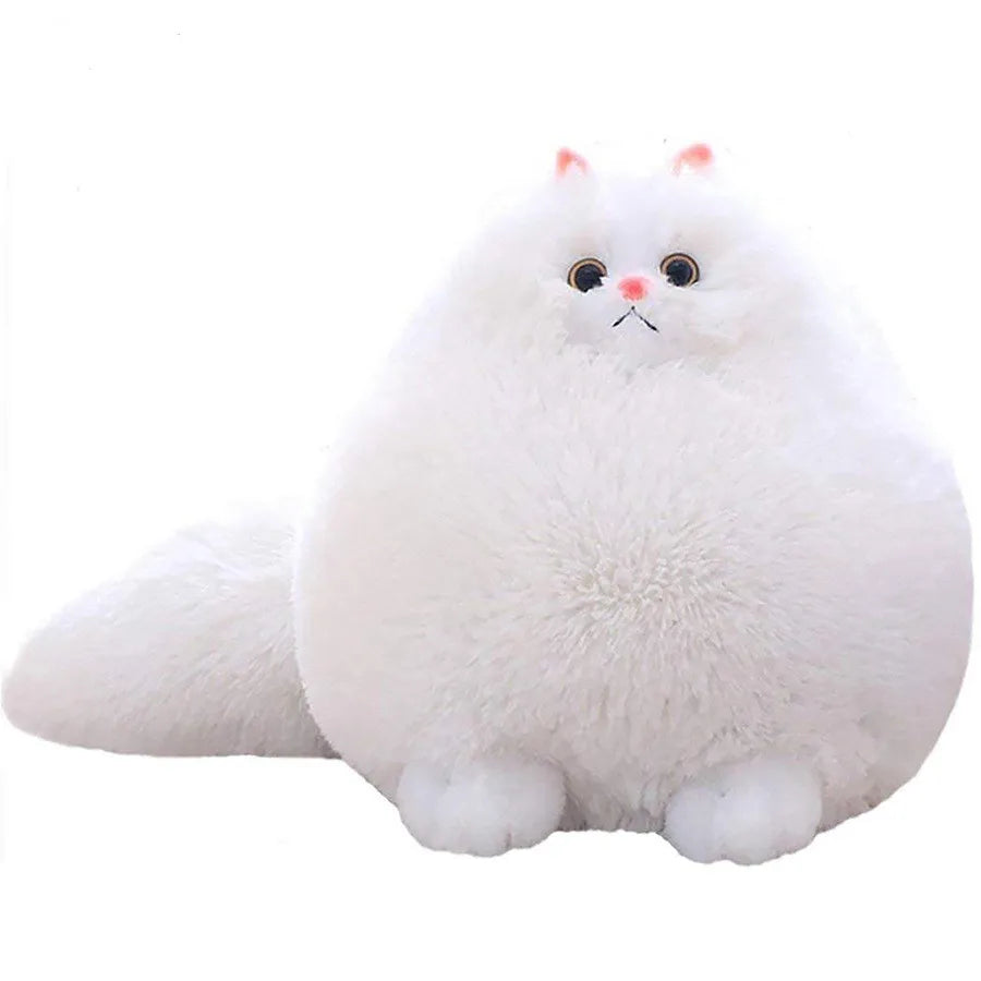 Kawaii Fluffy Cat Plush Toys Persian Cat Stuffed Dolls Soft Pillow Stuffed Animal Peluches Dolls Baby Kids Toys Christmas Gifts