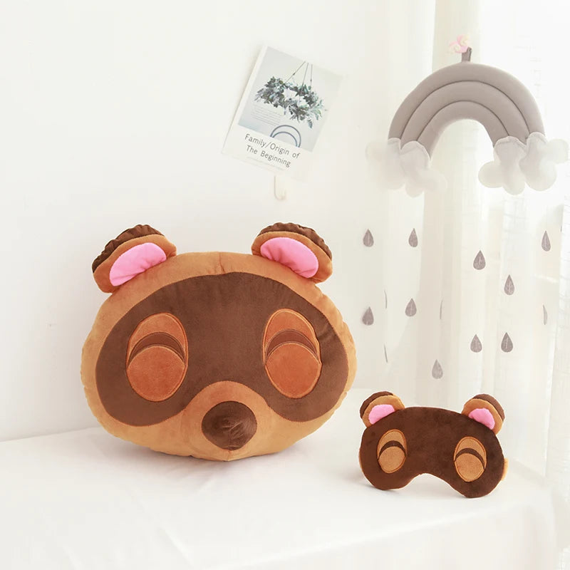 Animal Crossing Surrounding plush toy Friends Association Tanuki Stuffed Cushion Beanie Peluche Kawaii Room Deocr Children Gifts