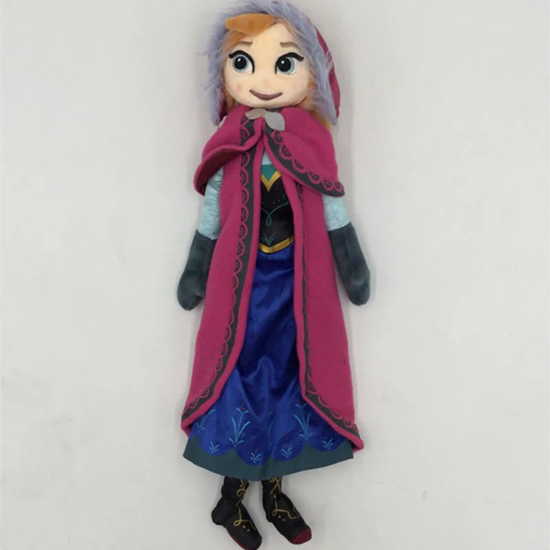 40CM-50CM Frozen Elsa Anna Princess Stuffed Plush Dolls Olaf Snow man Snowman Deer Ice Toys For Girls Kids Baby Christmas Gifts