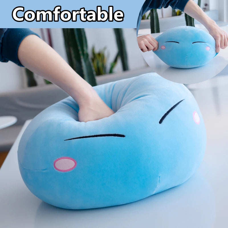 55cm Hug Anime Toy That Time I Got Reincarnated As A Slimes Rimuru Tempest Cosplay Pillow Plush Doll Cushion Toy Plushies Gifts