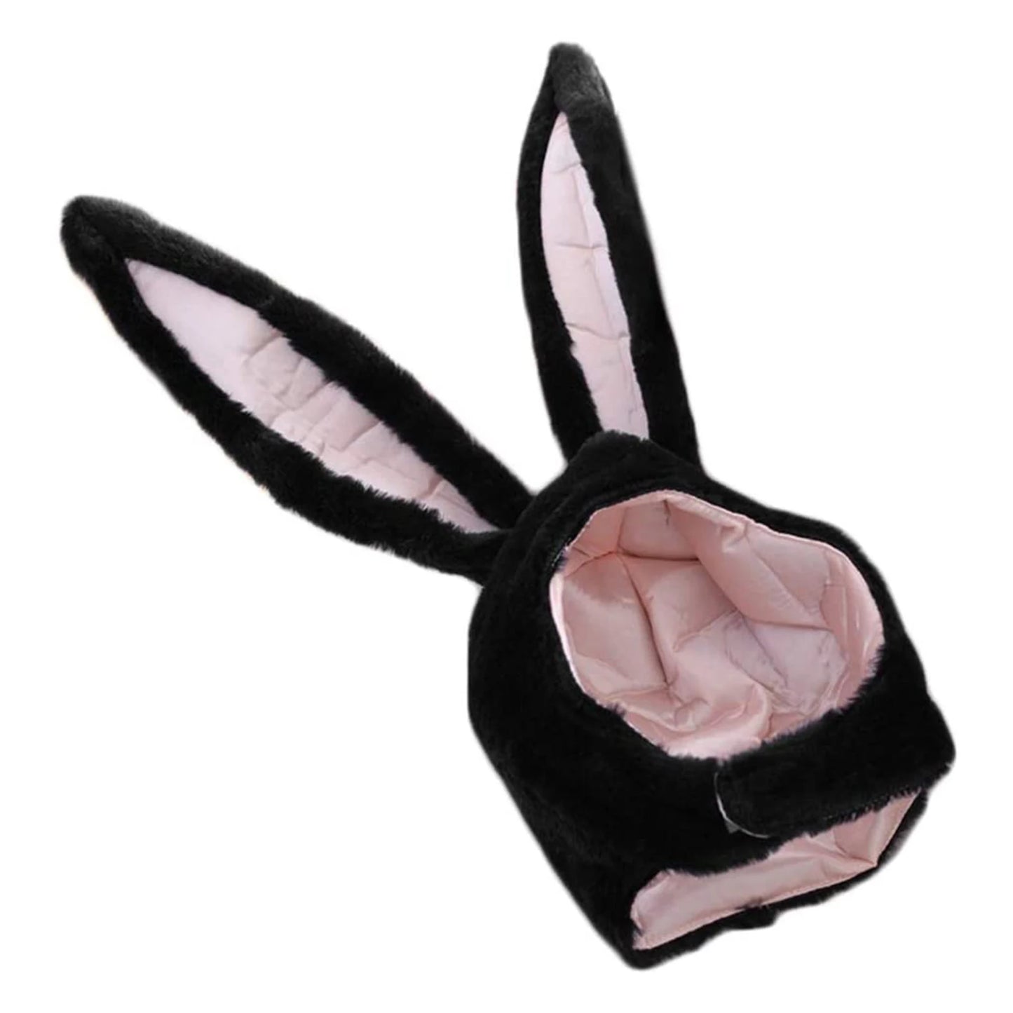 Women Men Funny Plush Bunny Ears Hood Hat Cute Rabbit Eastern Cosplay Costume Accessory Headwear Halloween Party Props