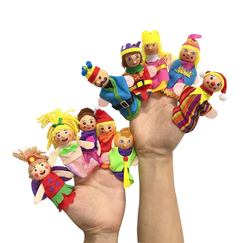 Theater Finger Puppets Animal Dolls - Plushy Mart