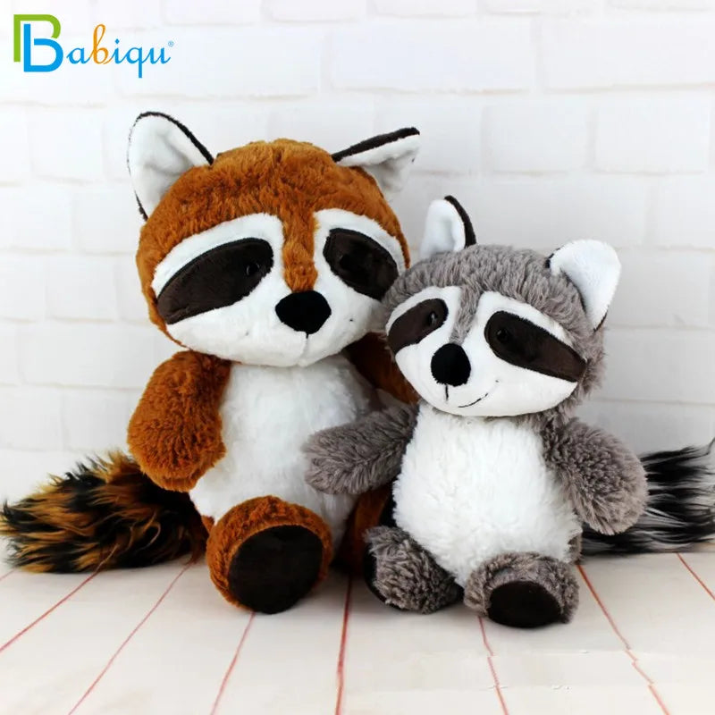 1pc Cute 25-55cm Soft Raccoon Plush Toy Lovely Raccoon Stuffed Animals Doll Pillow For Girls Children Kids Baby Birthday Gift