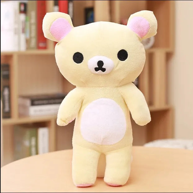 35-90cm Hug Rilakkuma Toy Japanese Anime Pillow Plush Toy Bear Doll Sleeping Pillow Bedroom Sofa Gifts For Kids Girl Kawaii