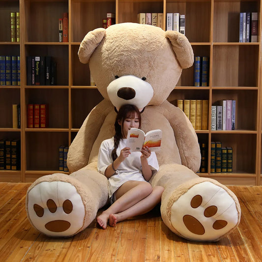 1pc 100cm The Giant Bear Plush Toy Stuffed Animal High Quality kids Toys Birthday Gift Valentine's Day Gifts for women