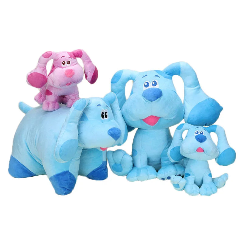 45x35cm Blue's Clues & You! Plush Pillow Cute Blue Dog Plush Stuffed Cushion Blues Clues You Beanbag Soft Plush Doll for Kids